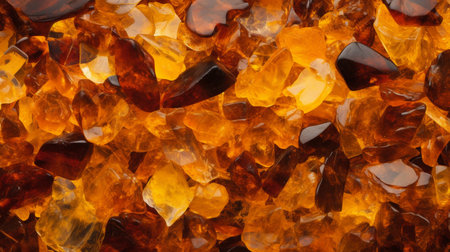 Amber stone texture background.の素材