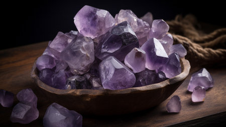 Ametrine stone close upの素材