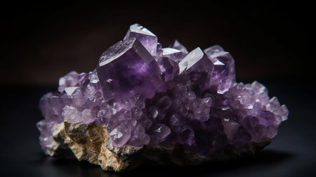Ametrine stone close upの素材