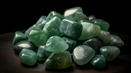 Aventurine stone close upの素材