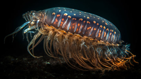 Chrysaora pacifica underwater. close upの素材