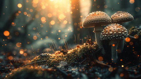 Truffle mushroom images backgroundの素材