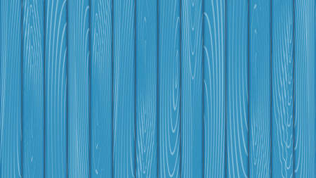 Realistic background of the wooden planks. Beautiful texture of planed hardwood. The backdrop for the presentation. The surface of the blue pine boards. Pattern of stylized wood.のイラスト素材