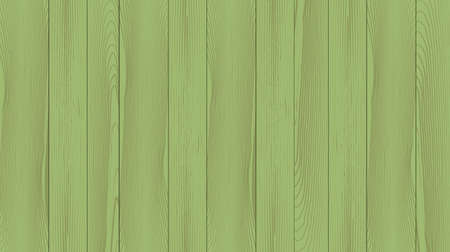 Realistic background of the wooden planks. Beautiful texture of planed hardwood. The backdrop for the presentation. Painted green pine boards.のイラスト素材