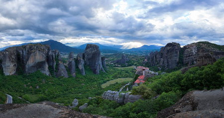 Beautiful morning over Meteora