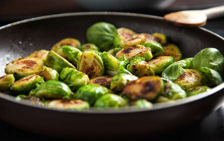 Brussels sproutsの写真素材