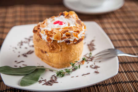 Fresh puff pastryの写真素材