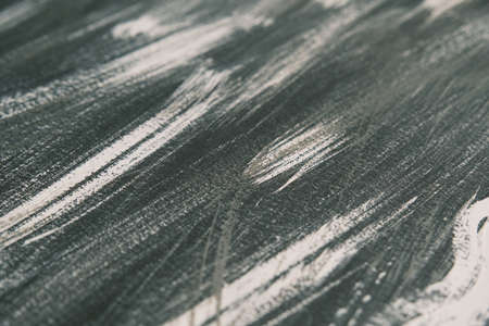 Silver and grey glitter paint brush strokes. Ready for background or textの写真素材