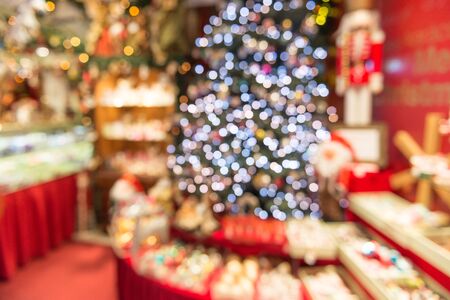 Defocused Christmas backgroundの写真素材