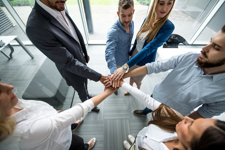 Team of businesspeople working togetherの写真素材