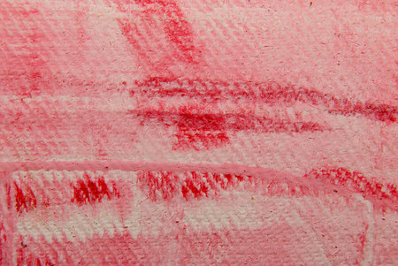 Pink paint on canvasの写真素材