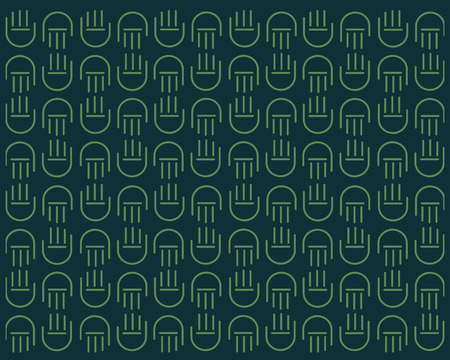 Hand drawn vector illustration or drawing of a hands pattern or backgroundのイラスト素材