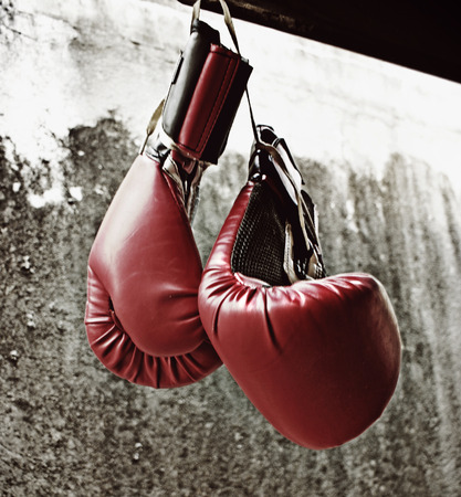 Boxing glovesの写真素材