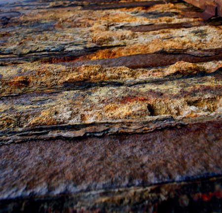 Photograph of a metal and concrete textureの写真素材