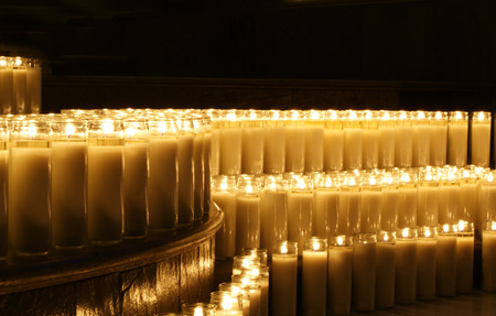 Wax candlesの写真素材