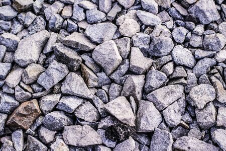Photograph of some polygonal rocks textureのeditorial素材