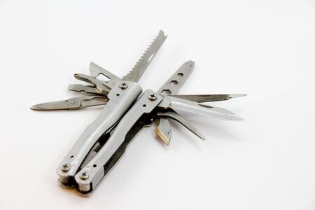 Photograph of a swiss knifeの写真素材