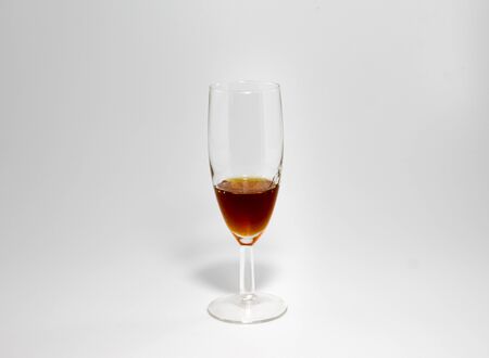Photograph of a cristal cup with honeyの写真素材