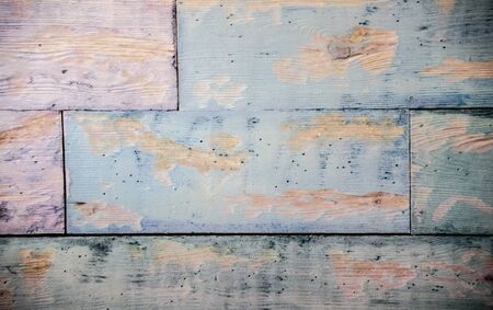 Photograph of a vintage pastel color wood textureの写真素材