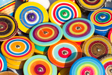 Photograph of a mexican traditional yo yo toysの写真素材