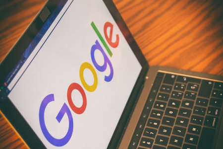 Dallas, Texas/ United States - 05/10/2018: (Photograph of the logo of Google)