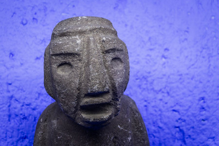 Oaxaca, Oaxaca / Mexico - 21/7/2018: ( Prehispanic art at Rufino Tamayo Museum in Oaxaca Mexico )