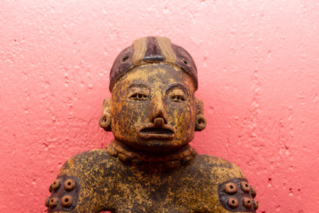 Oaxaca, Oaxaca / Mexico - 21/7/2018: ( Prehispanic art at Rufino Tamayo Museum in Oaxaca Mexico )
