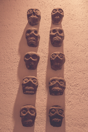 Oaxaca, Oaxaca / Mexico - 21/7/2018: ( Prehispanic art at Rufino Tamayo Museum in Oaxaca Mexico )のeditorial素材