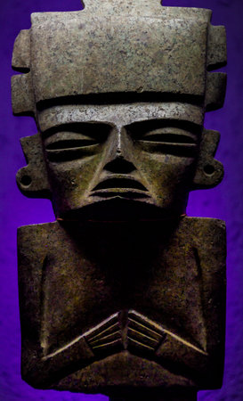 Oaxaca, Oaxaca / Mexico - 21/7/2018: ( Prehispanic art at Rufino Tamayo Museum in Oaxaca Mexico )