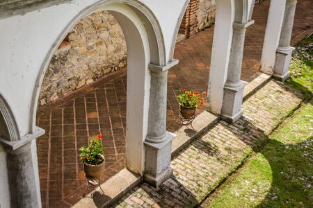 San Cristobal de las Casas, Chiapas / Mexico - 21/07/2019: Detail of La Merced ex convent in San Cristobal de las Casas Chiapas Mexicoのeditorial素材
