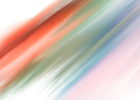 Hand made digital illustration or painting of an abstract colorful background or texture
