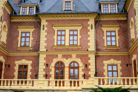 PARADSASVAR, HUNGARY - 04. 12. 2019: Karolyi-kastely or Karolyi Castle Paradsasvar most popular castle hotel in Hungary close upのeditorial素材