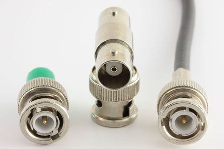 rg 58 network plugsの写真素材