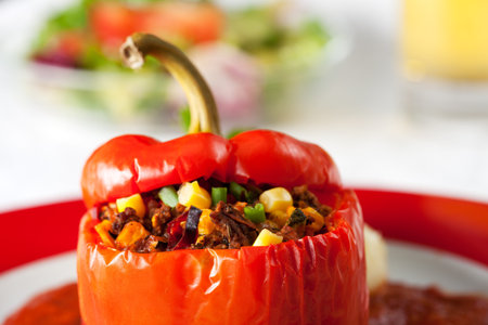 baked stuffed bell peppers