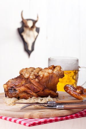 bavarian knuckle of porkの写真素材