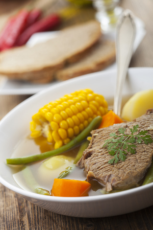 bowl of calzuela, a latin american dishの写真素材