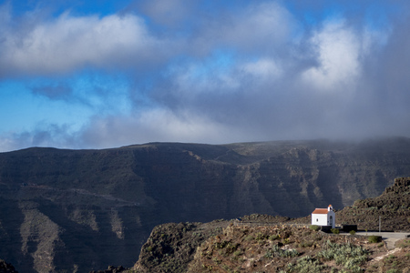 eremita guadelupe chapel on gomera island の写真素材