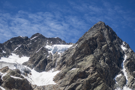 watze mountain in Kaunertal austriaの写真素材