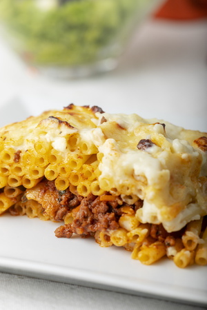 pastitsio, a greek noodle dishの写真素材