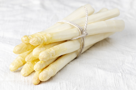 white asparagusの写真素材