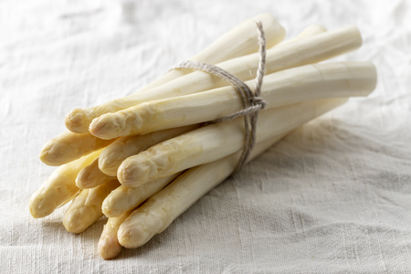white asparagusの写真素材