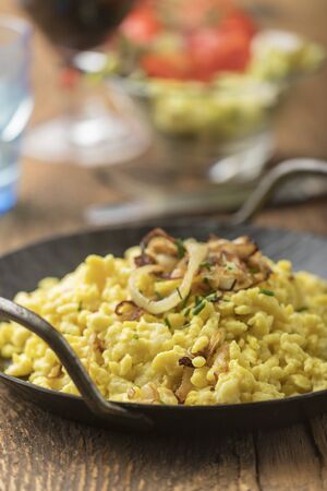swabian spaetzle a typical noodle dishの写真素材
