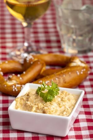 bavarian cheese spreadの写真素材