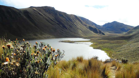 Ecuador, Culebrillas magic lake の写真素材