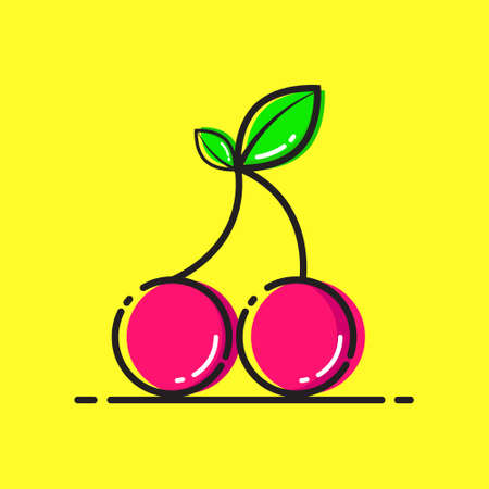 cherry pattern,fruit pattern vector,design concept pattern cherryのイラスト素材
