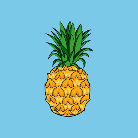 illustration vector graphic of hawaii, fit for illustrations in the kitchen, pictures for children, wallpapers, etcのイラスト素材