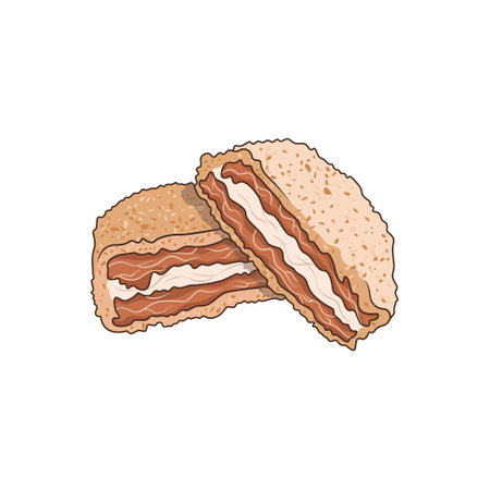 Improve your culinary business with high resolution Silvanas cake illustrations. Ideal for bakery menus, food blogs and cookbooks, these images add a touch of charm to your creative projects.のイラスト素材