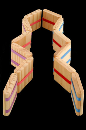 Jacob's Ladder - zigzag - A classic early colonial wooden folk toy, also sometimes called “magic...
