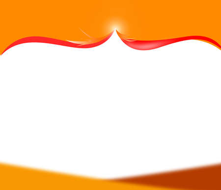 amazing orange frameの写真素材