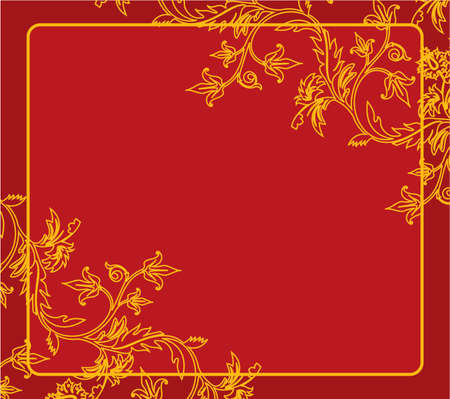 Vector illustration of Floral backgroundのイラスト素材